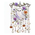 BRTNUP Halloween Acrylic Suncatcher Wind Chime