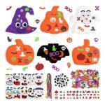 BULAWAN 290-Piece Halloween Kids DIY Felt Decorations Set