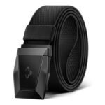 BULLIANT Tactical Nylon Web Belt for Men, 34-38in, Quick-Release Buckle