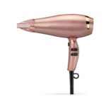 BaByliss Rose Gold Hair Dryer – 2100W Professional Ionic Blow Dryer, Lightweight Travel Hairdryer