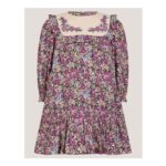 Baby Floral Print Dress Purple