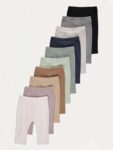 Babys Pastel Ribbed Leggings 10 Pack – Free C&C