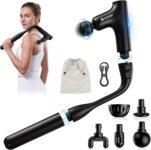 Back Massage Gun with Extended Handle, 20 Deep Tissue Massager