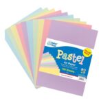 Baker Ross FC482 Pastel A4 Paper, Pack of 100, 80gsm