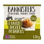Bannisters Yorkshire Family Farm 8 Baked Jacket Potatoes 1.2kg