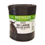 Banquet Recycled Tie Top Large Refuse Sacks, 90 Bags – Instore