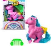 Basic Fun My Little Pony Totally Rad Firefly 80s Retro Collectible Pony with Neon Styling & Comb For Kids & Fans Ages 3