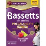 Bassetts Pregnancy Multivitamin Gummies, Raspberry & Lime, 30 Pack