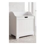 Bath Vida Freestanding Laundry Chest – White