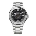 Baume & Mercier Riviera Mens Grey Dial & Bracelet Baumatic Watch – 10717