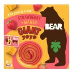 Bear Giant Strawberry Mango Yoyos Dried Fruit Rolls (20g X5)