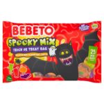 Bebeto 25 Spooky Mix Trick or Treat Bag Assorted Fruit Flavour Soft Sweets Mini Bags 375g