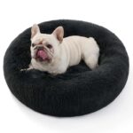 Bedsure Calming Dog Donut Bed Fluffy Pet Bed Medium, 70x70cm with checkout discount – Sold by Bedsure Comfy Pet / FBA – Prime Exclusive