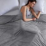 Bedsure Cooling Blanket 130x170cm, Grey, Dual-Sided, Lightweight (Queen size: £19.54) Discount Checkout, Sold by Bedsure EU / FBA