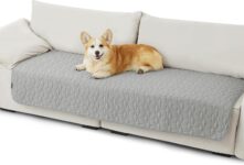 Bedsure Waterproof Dog Blanket for Dogs Washable – 76×178 cm, Grey