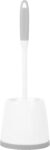 Beldray LA080714UFFEU7 Antibac Toilet Brush Toilet Cleaner With Holder, Durable & Tough Bristles Treated To Eliminate Bacteria Build Up, Secure Brush Topper, Compact Non-Slip Base For Bathrooms