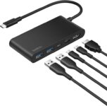 Belkin USB C Hub, 5-Port Hub w/ 4K HDMI Display 60Hz, 100W PD, 5Gbps, USB C Multiport Adapter Upgraded HDMI 2.0 – Black (Prime Exclusive)
