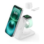 Belkin UltraCharge 3 in 1 Magnetic Wireless Charger with Qi2, 25W – White