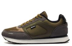 Bench Warner Retro Mens Trainers Khaki / Grey Combo UK sizes 7 -12 with code