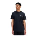 Berghaus Mens Front & Back T-Shirt, 100% Cotton, Black/Black, XL