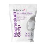 BetterYou Magnesium Sleep Mineral Bath Flakes Zechstein Magnesium Infused with Lavender & Chamomile to Soothe Aching Muscles 1kg