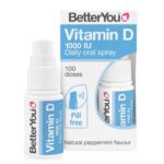 BetterYou Vitamin D 1000 IU Oral Spray, Fast Acting Vitamin D3 Supplement – Prime Exclusive (£3.59 / £3.21 max S&S)