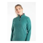 Beye 1/4 Zip Grid Fleece – Leaf Green