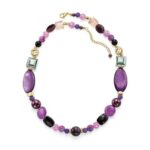 Beyond Imagination Necklace – Purple and Gold-Tone