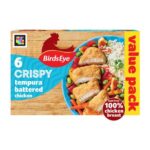 Birds Eye 6 Crispy Tempura Battered Chicken Breast Steaks 510g