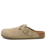 Birkenstocks Boston – Faded Khaki Suede