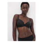 Black Comfort Luxe Supersoft T-Shirt Bra 32A