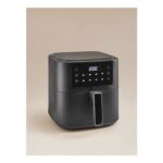 Black George Home Textured 8 Litre Digital Air Fryer
