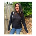 Black Heritage Chunky Cable Jumper
