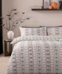 Black & White Spooky Stripe Cotton Reversible Duvet Set Single / Superking £11.50 – Free C&C