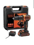 BlackDecker 18V Li-ion Brushed Cordless Combi drill (1 x 2Ah) Good for DIY