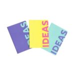 Block Colour Notebook Set A5 3 Pack
