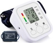 Blood Pressure Monitors Automatic Digital LCD Display Monitor Upper Arm BP Cuff Machine Heart Rate Monitor for Home and Professional Use