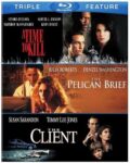 Blu-Ray Triple Feature: A Time To Kill, The Pelican Brief, The Client Blu-ray – Region Free