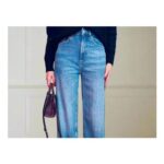 Blue Denim Wide Leg Jeans – TRS1618-22R