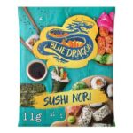 Blue Dragon Sushi Nori 11g, 5 Sheets, Dried Roasted Seaweed