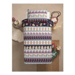 Blue Festive Fairisle Reversible Single Duvet Set