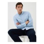 Blue Regular Fit Oxford Shirt Blue S
