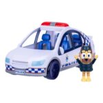 Bluey Police Car Toy with Lights & Sounds, Policeman Figure