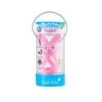 Bobbie Bunny Baby Teether Toy Rose Pink
