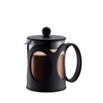 Bodum KENYA French Press Coffee Maker, 500ml / 4 Cup Cafetière with Heat-Resistant Borosilicate Glass, Reusable Stainless-Steel Filter