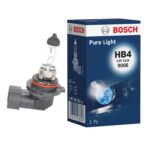 Bosch HB4 (9006) Pure Light Halogen Headlight Bulb, 12 V 51 W