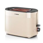 Bosch MyMoment Delight Compact 2-Slice Toaster TAT2M127GB, Cream