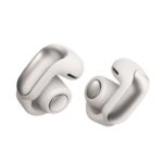 Bose Ultra Open Bluetooth Earbuds with OpenAudio Technology, Open Ear Wireless Earbuds, Up to 48 Hours of Battery Life, White Smoke