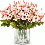 Bouquet of Flowers Artificial Plastic Plants Artificial Flower Gerbera Daisy Bouquet Wedding Shrysanthemum Jumping Orchid 3404