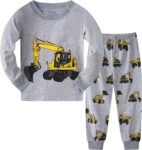 Boys Pyjamas Set Dinosaur Print Kids Pjs Pajama Long Sleeve Cotton Sleepewar Tops Shirts & Pants Nightwear Children Outfit